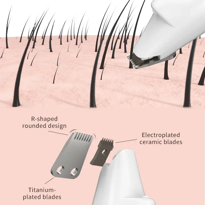Professional Electric Pet Foot Hair Trimmer with LED Lights Rechargeable Dog Hair Clipper Cat Hairdresser Pet Grooming Equipment
