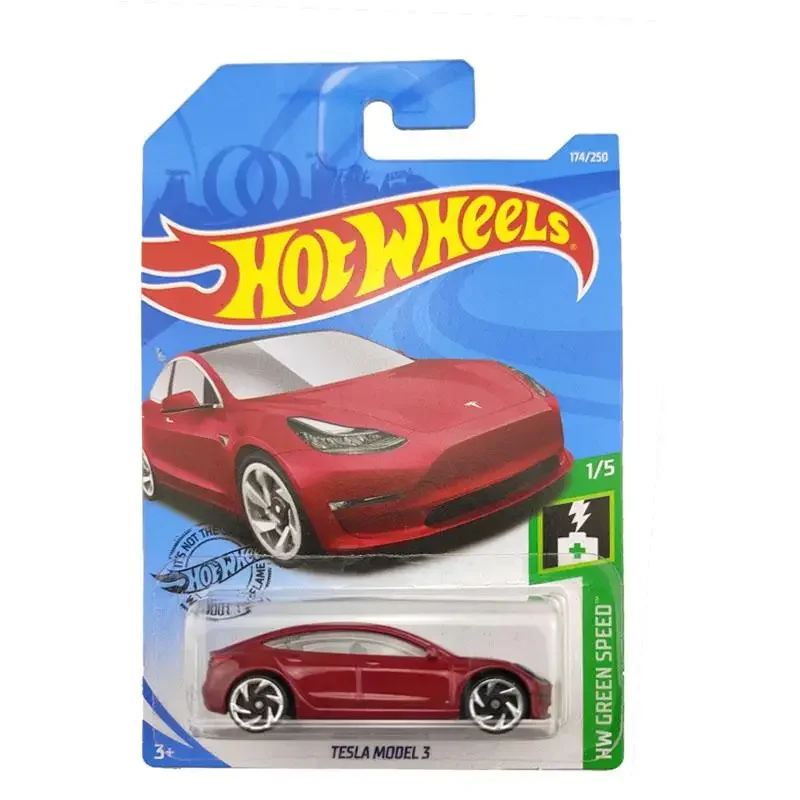 2023 Hot Wheels 1:64 Tesla Cybertruck Model 3 Model S Y Roadster Collection of die-cast alloy car model ornaments 5