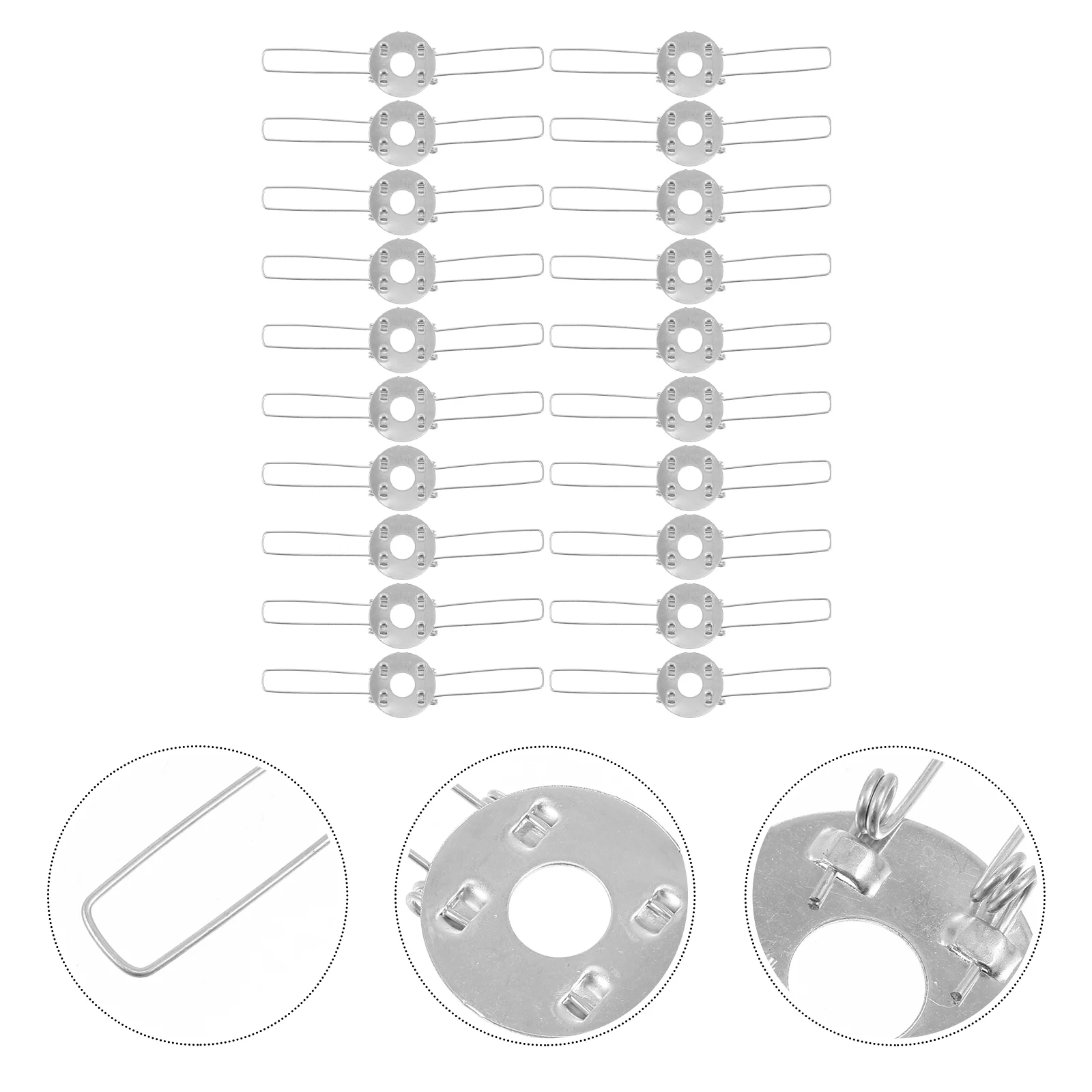 

Lampshade Spring Clips Lamp Shape Fixing Buckles DIY Lighting Accessories