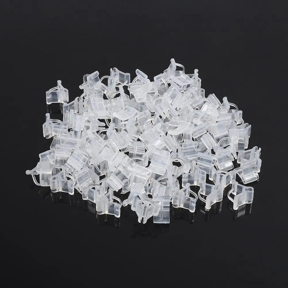 Grafting Clips Vertical Clamp Fixed Clamp Plant Support Plastic Connects for Farm Garden plant fastening clips