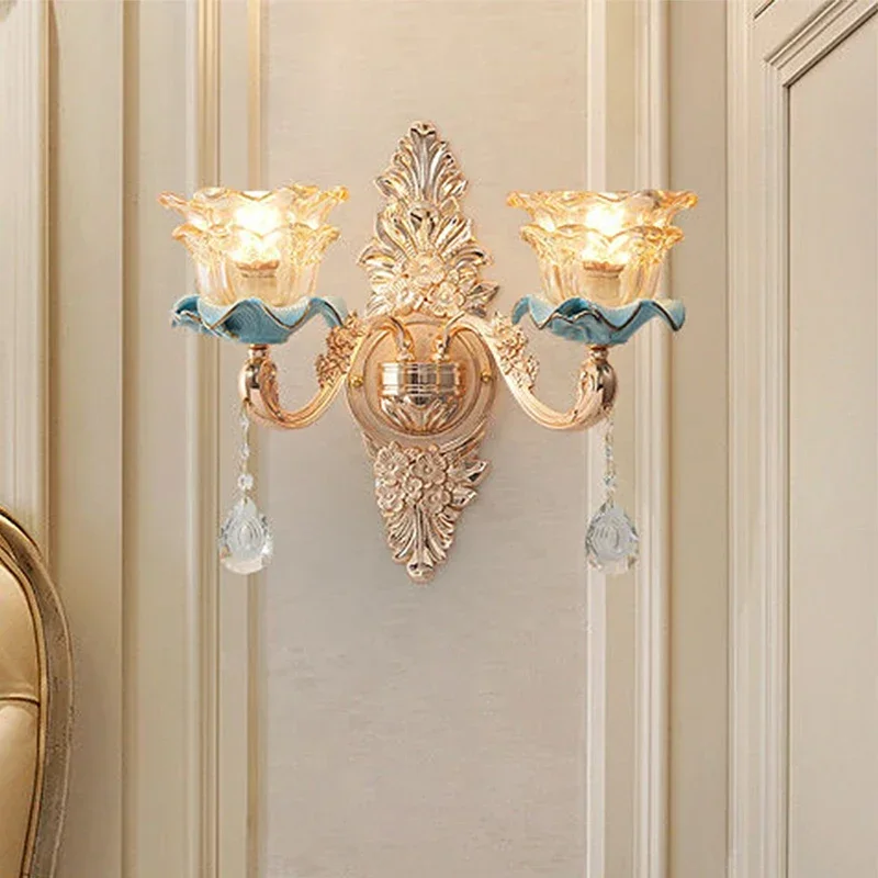 KERWIN European Crystal Wall Lamp 4