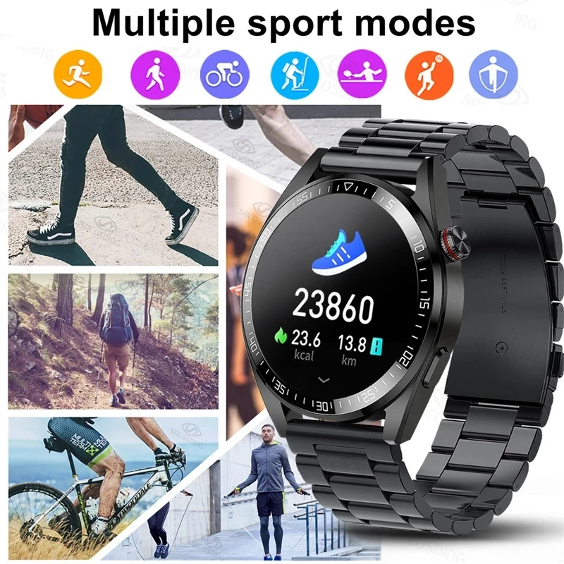 2023 ο  ȭ Ʈ ġ 454*454 AMOLED 1.39 ġ ũ ð ׻ ÷ ð 8GB   Smartwatch 
