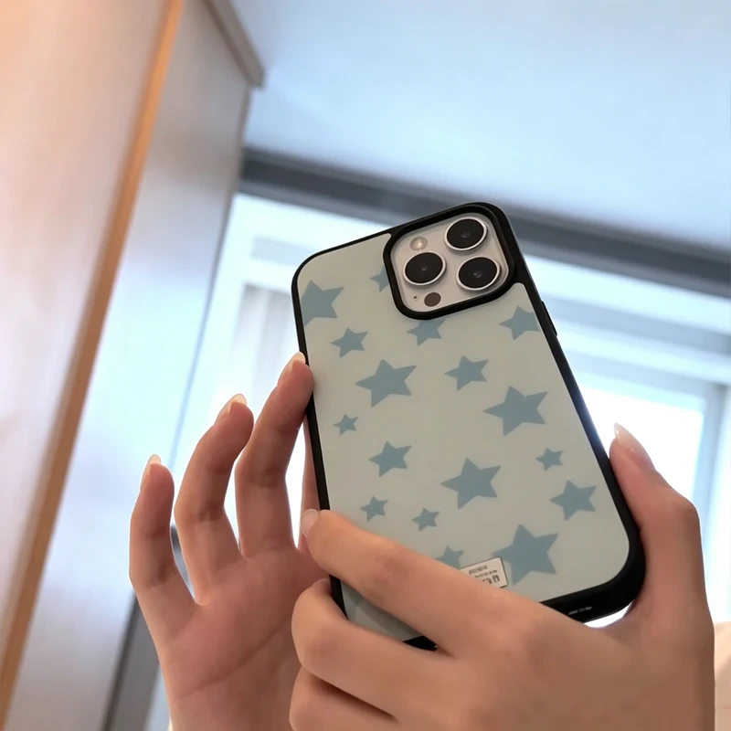 Gothic Blue Star Trendy Cartoon Phone Case