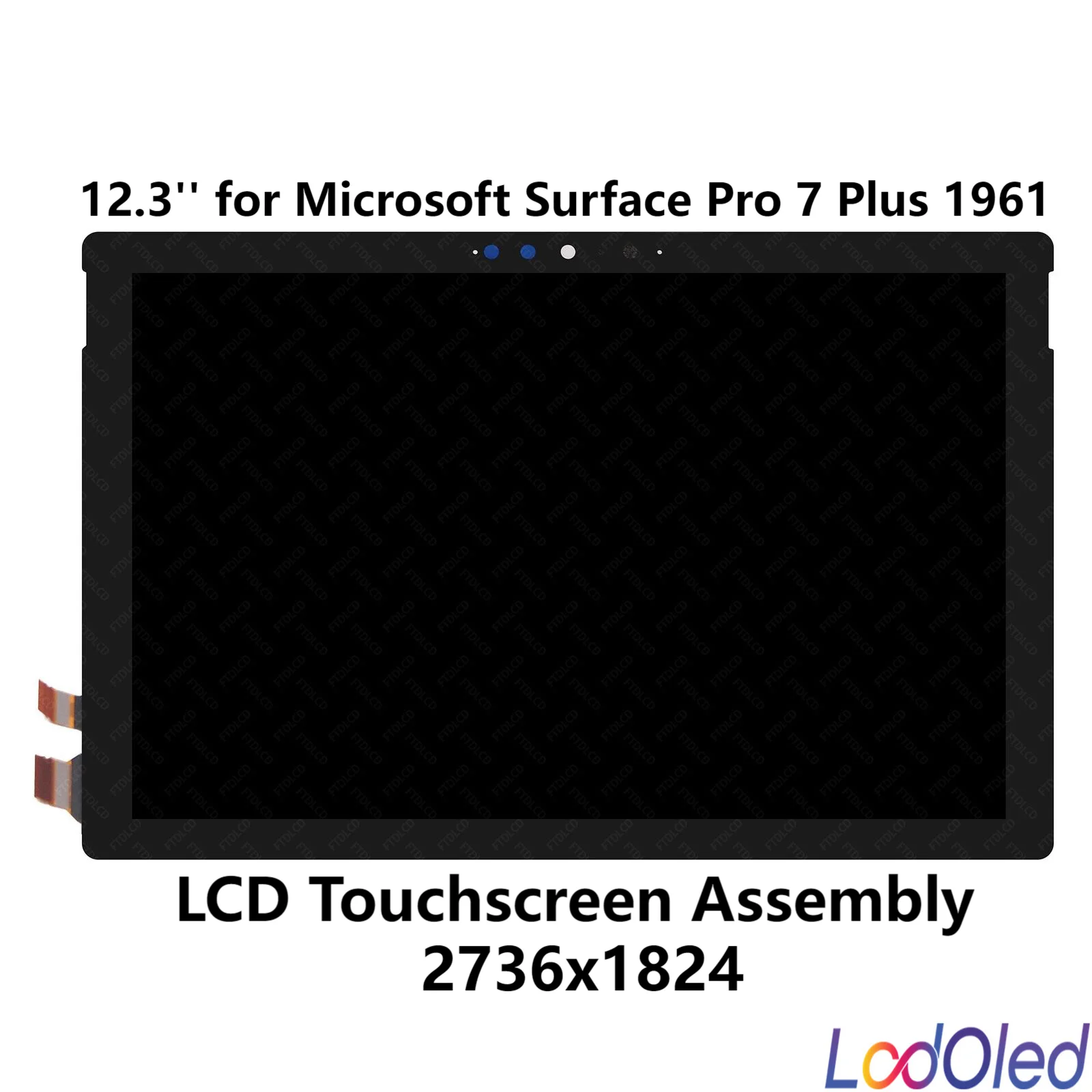 

12.3'' LP123WQ3-SPA1 LED LCD Display Touch Screen Digitizer Assembly for Microsoft Surface Pro 7 Plus 1961 2736x1824