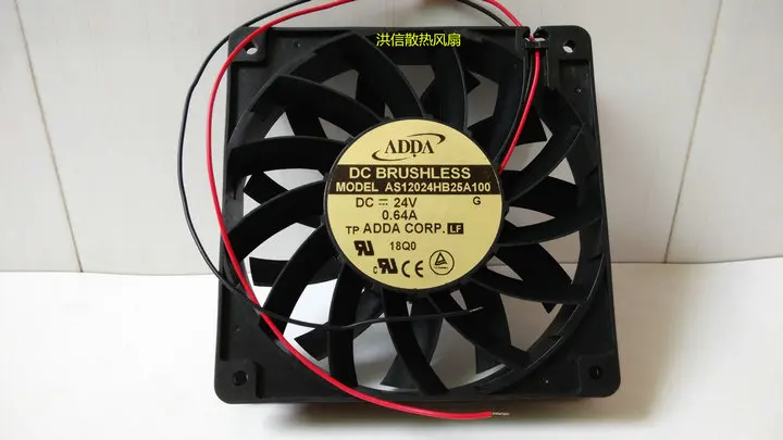 

Бесплатная доставка ADDA 12025 AS12024HB25A100 DC24V 0.64A 12 см