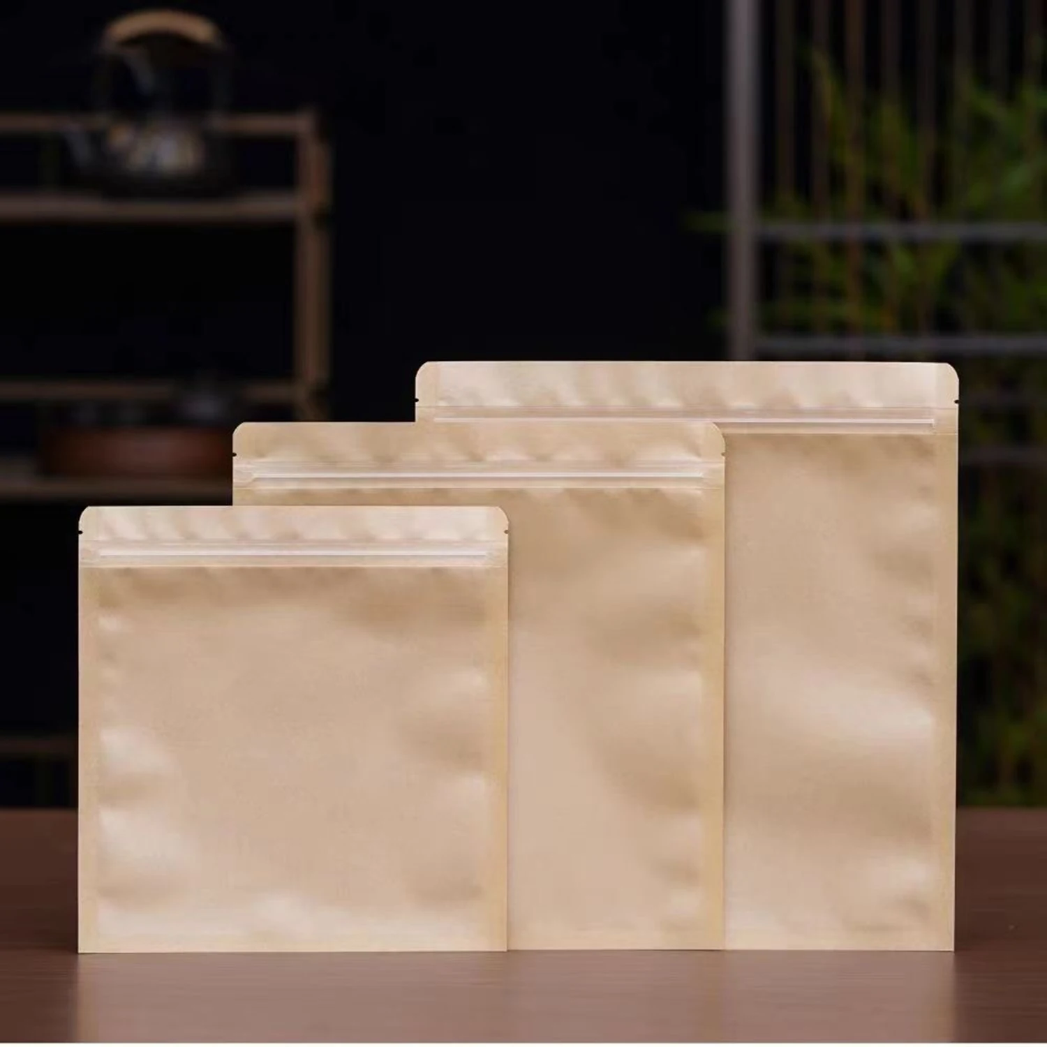 Dragon Well Chinese Green Tea Set Zipper Bags Maojian Tea Sealing No Packing Bag tea packing bags