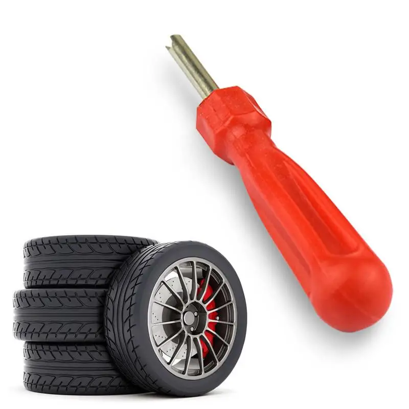 

Valves Core Removal Tool Bicycle Slotted Handle Tire Flap Opener Stem Core Remover Tire Screwdriver Wrench Car Accessories