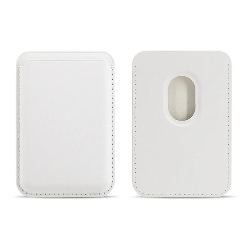 Magnetic Leather Wallet with Card Slots and Secure Hold