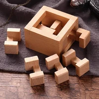 Breakout Difficult Assembly And Disentanglement Puzzles Wooden Luban Lock Unlock Interlock Brain Teaser Toys For Adults Kids 1