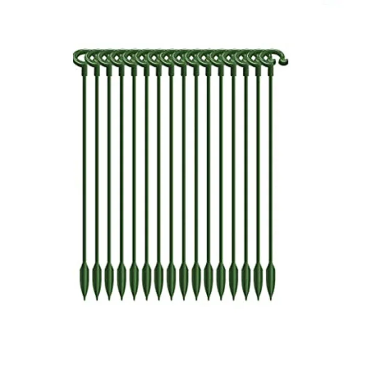 10PCS 플라스틱 식물 지지대 27cm 꽃 스탠드 스틱 실내 야채 홀더 브래킷에 대 한 재사용 가능한 정원 고정 도구