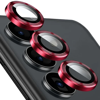 [1 Set] Protezione per obiettivo fotocamera telefono per Samsung Galaxy S25 /S25+ Plus / S25Ultra 25 S25Plus GalaxyS25 SamsungS25 Vetro temperato