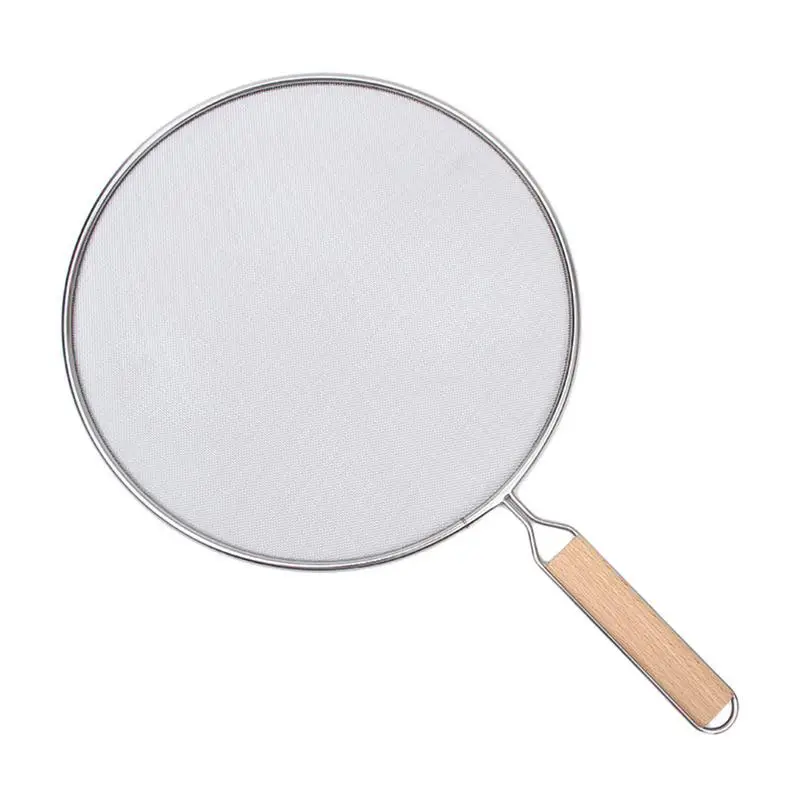 

Grease Splatter Screen Fine Mesh Oil Splatter Guard Skillet Splatter Shield Guards 1Pc Stainless Steel Fine Mesh For Frying Pan