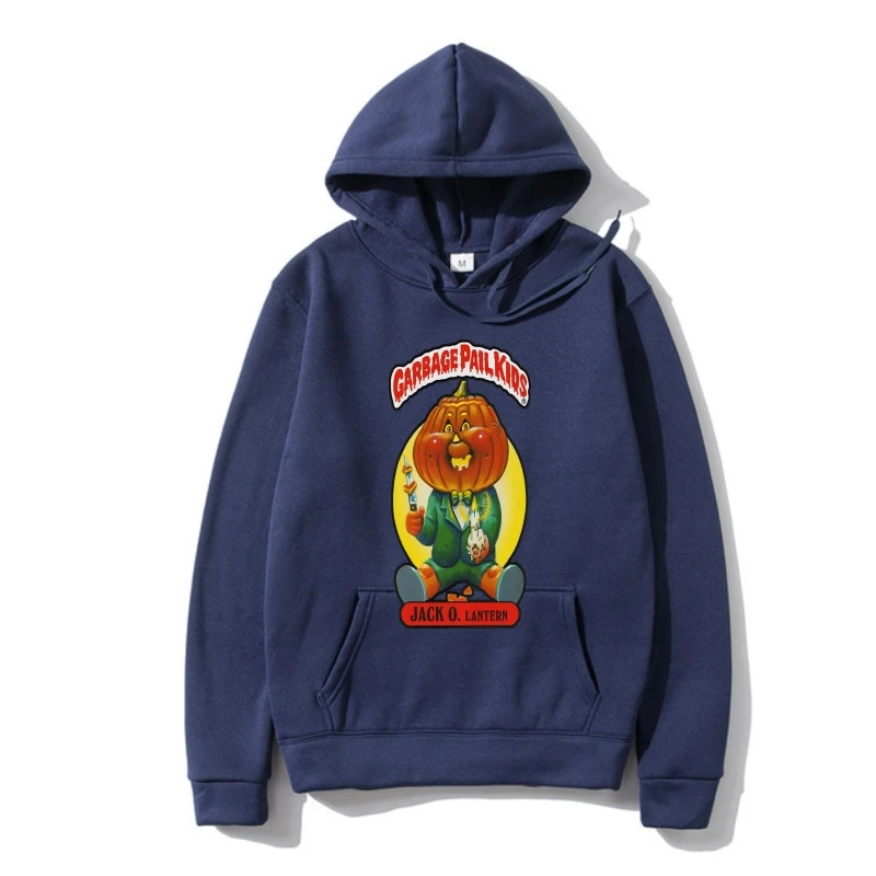 

Ведро для мусора для детей Sweatshir-Jack O. Фонарь-GPK 1980s Новинка худи пуловер (телефон) Толстовка