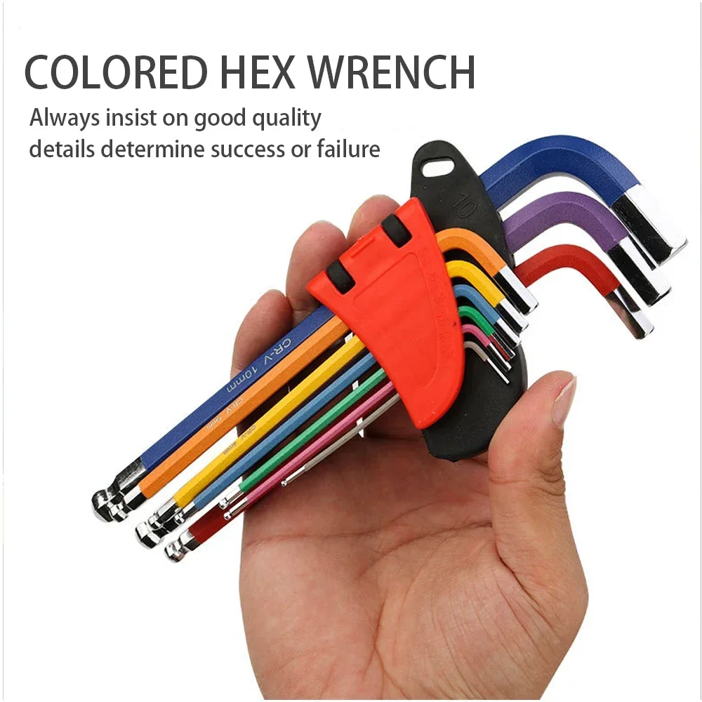 Alloy Steel Hex Key Allen Wrench Hand Tool Set