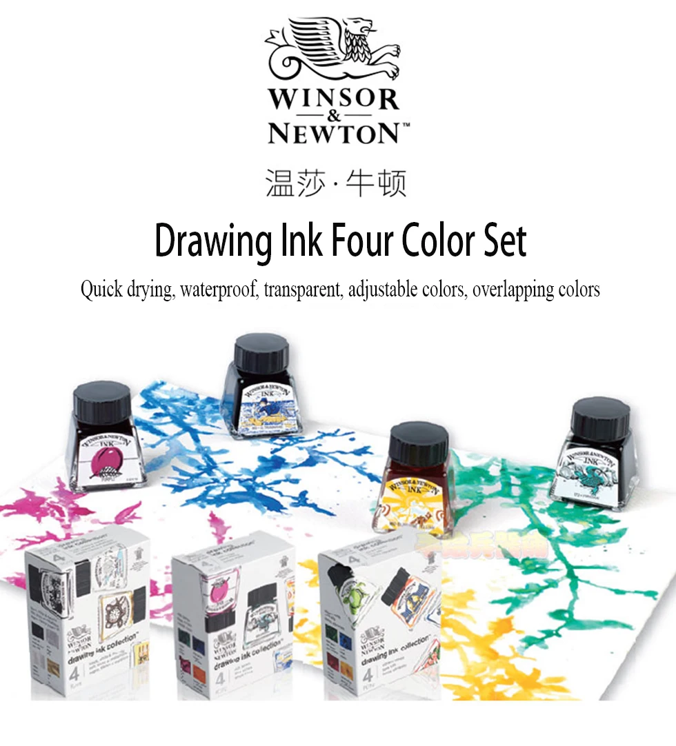 Original WINSOR & NEWTON artist watercolor paint professional