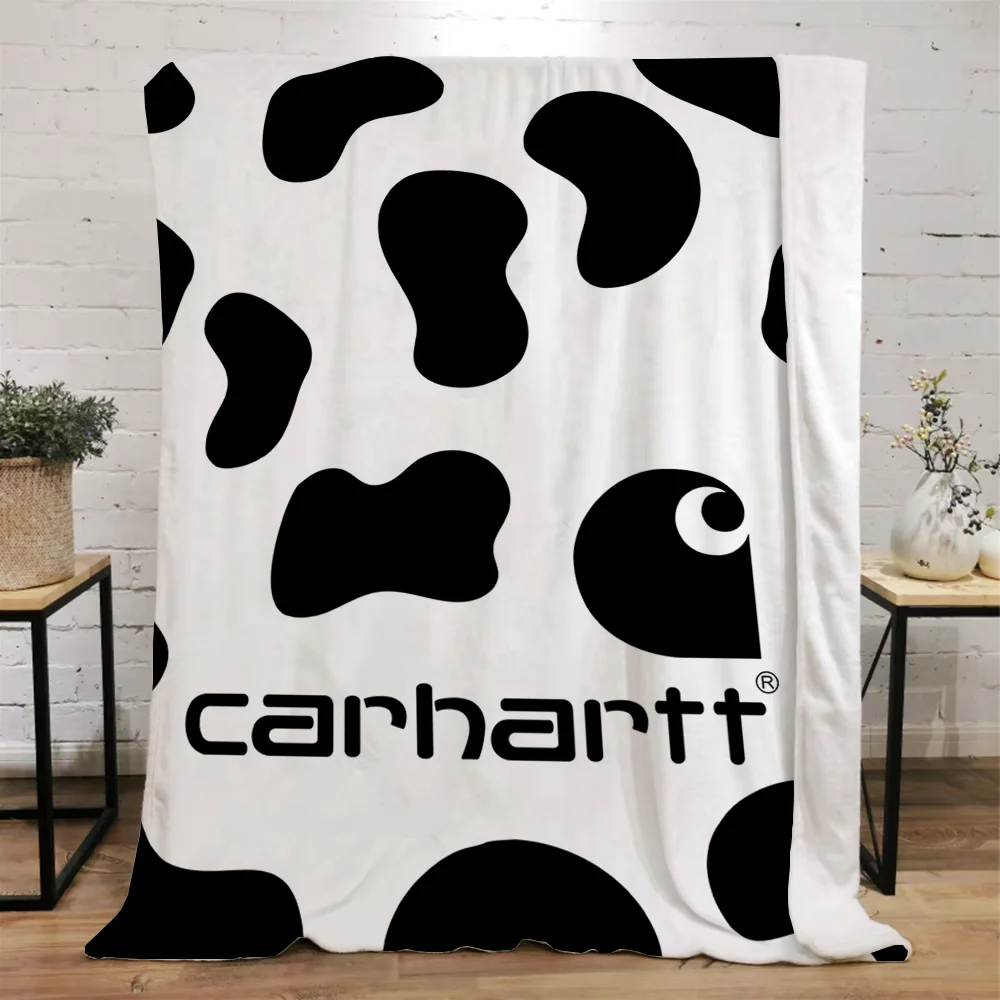 Carharttes 디자이너 던지기 담요, 킹 사이즈, 소파 침구, 니트 격자 무늬 비치 타올, 홈 인테리어 무릎 담요
