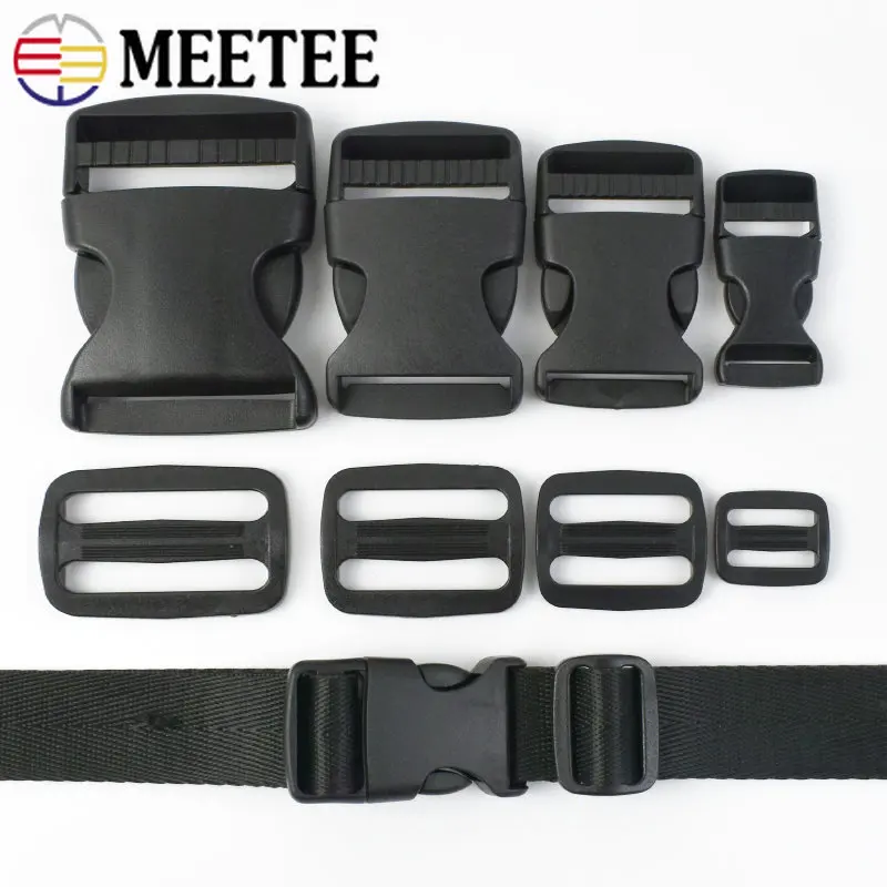 Strap, Polypropylene, Plastic Side Release Buckle, 1 Piece, Black