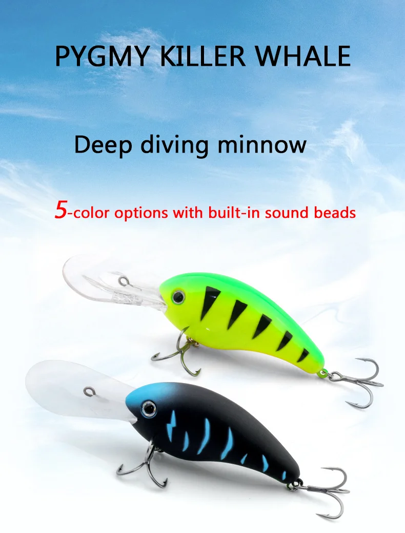 Strike King Rasselnde Wobbler Angelköder 20g 27g Wobbler für Hecht Angelgerät Köder Minnow Harter Köder Künstliche Minnow – Detail 3