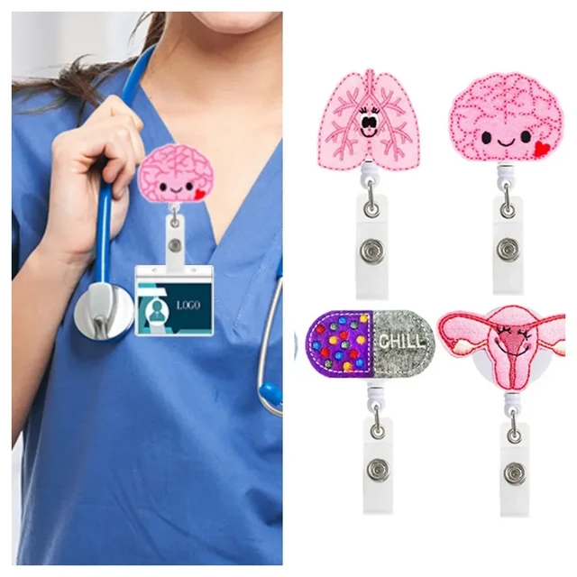 1pc 2024 Nurse Chill Pill Badge Reel Retractable ID Badge Holder with 360  Rotating Alligator Clip Name Holder Nurse Badge Reel - AliExpress