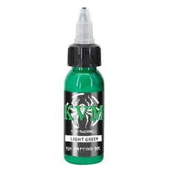 Vibrant Tattoo Ink Pigment Set for Artistic Body Coloring and Semi - Permanent Makeup (SL - LIGHT - GREEN)
