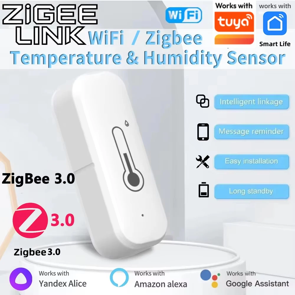 Smart Home Indoor Hygrometer & Thermometer with Real-time Monitoring
