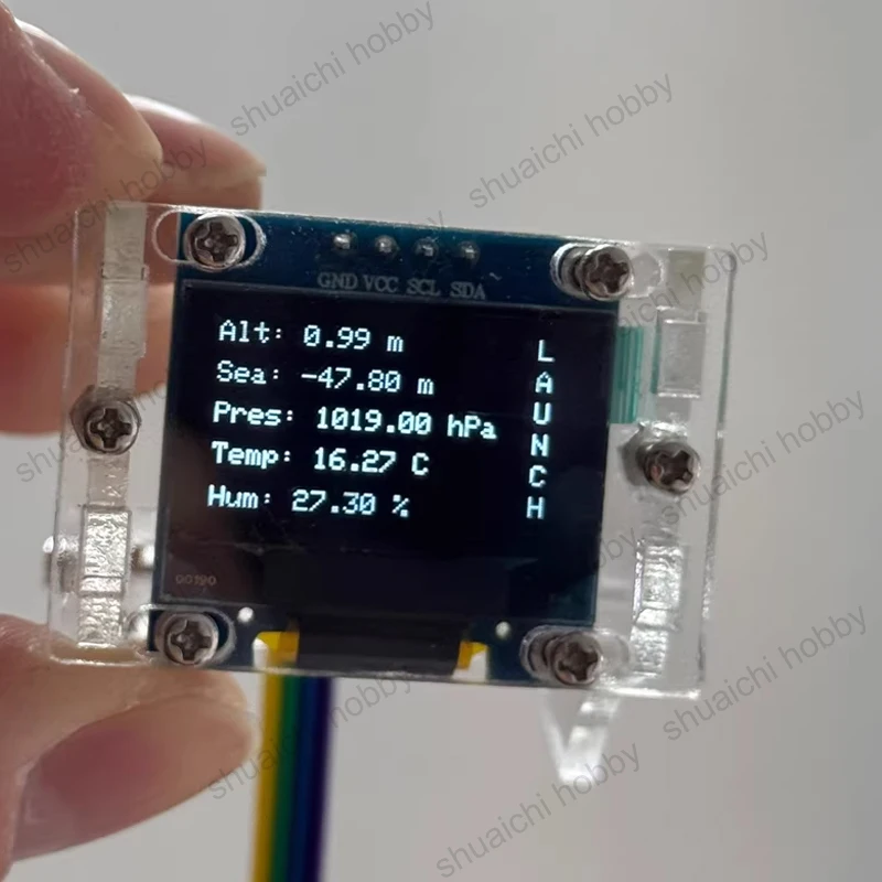 Altimètre Baromètre Intelligent pour Fusée RC - Capteur Pression Température Humidité
