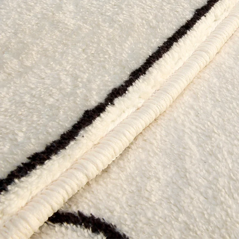 Bedside Carpet Cute Kitten Cartoon Printed Special-shaped IG Plush Rug Fashion Home Decoration Children's Bedroom Fluffy Mat