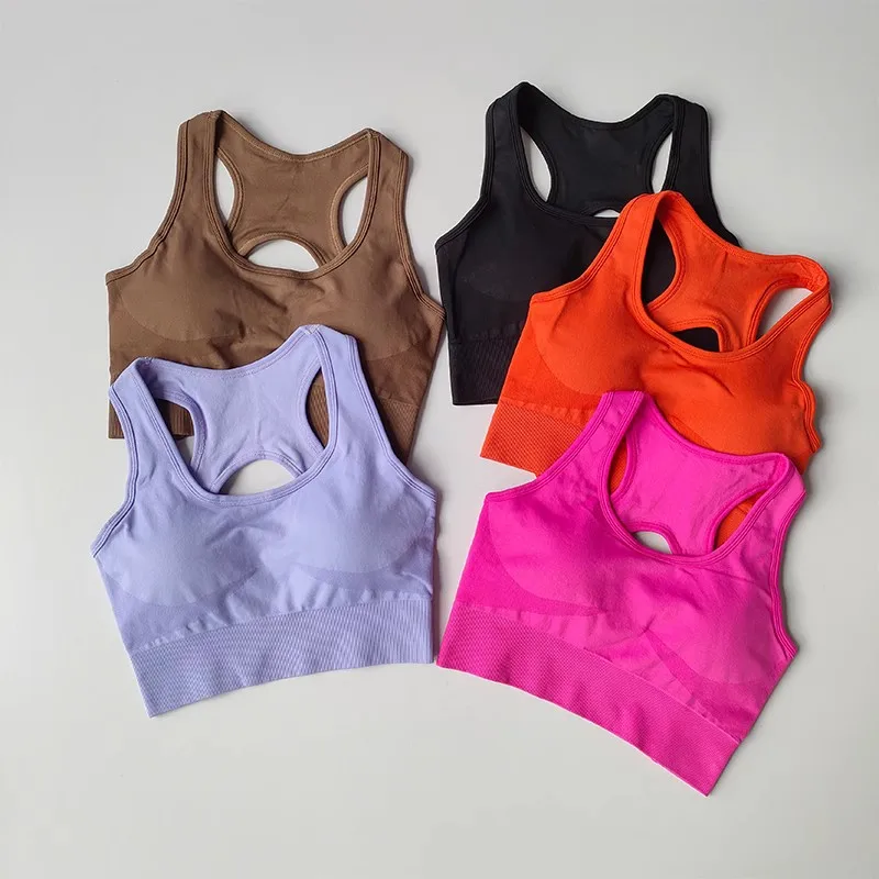 Yoga Set Sports Set Gym Workout Set Sportswear Set Fitness Set Sports Bra Set Yoga Pants Set 2PCS Women Seamless Professional Quick Dry Sports Bra + High Waisted Hip Lifting Leggings Gym Running