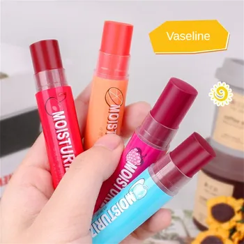 립밤 핑크 립스틱 립 케어, 가볍고 자극적이지 않은 4 가지 색상, 위생적인 모이스처라이징 립 글로스, 워터 립 글레이즈 메이크업, 1/4 개