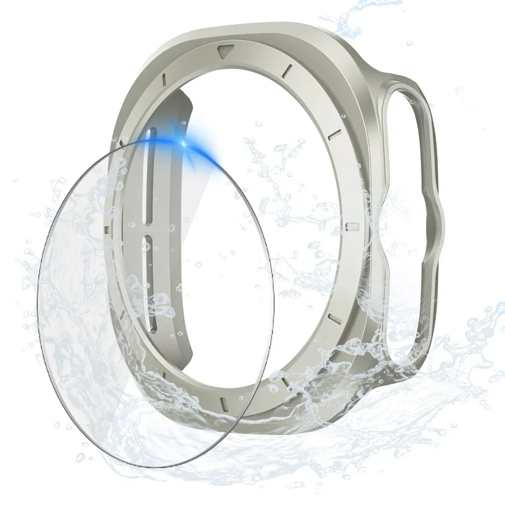 Premium Glass & Case Protector Bumper Shell for Smartwatches - Matte Finish
