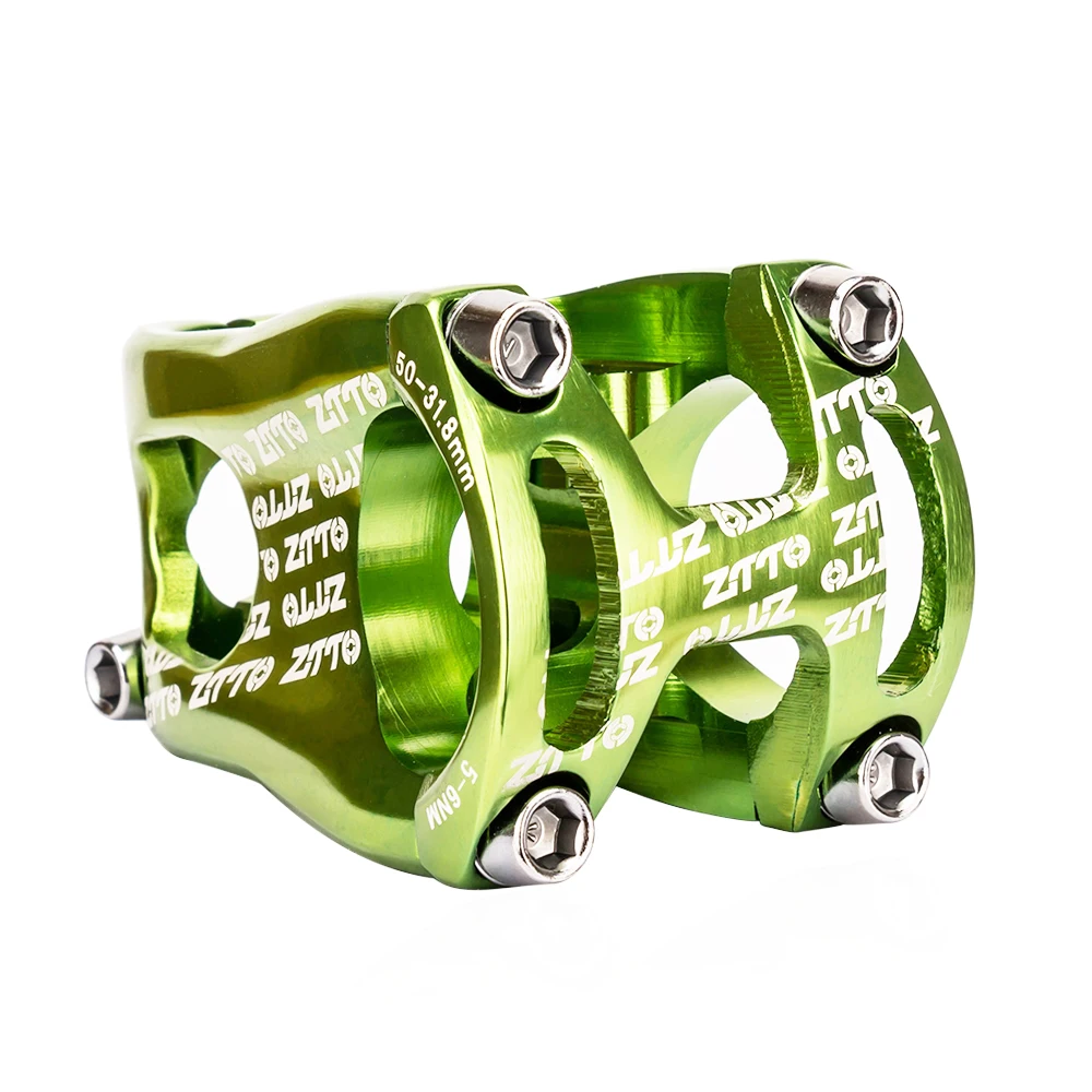 ZTTO MTB Power 50 mm Vorbau 31,8 mm hochfester CNC 0 Grad Rise Vorbau Enduro Vorbau für XC AM FR Mountain Road Fahrradteile – Detail 4
