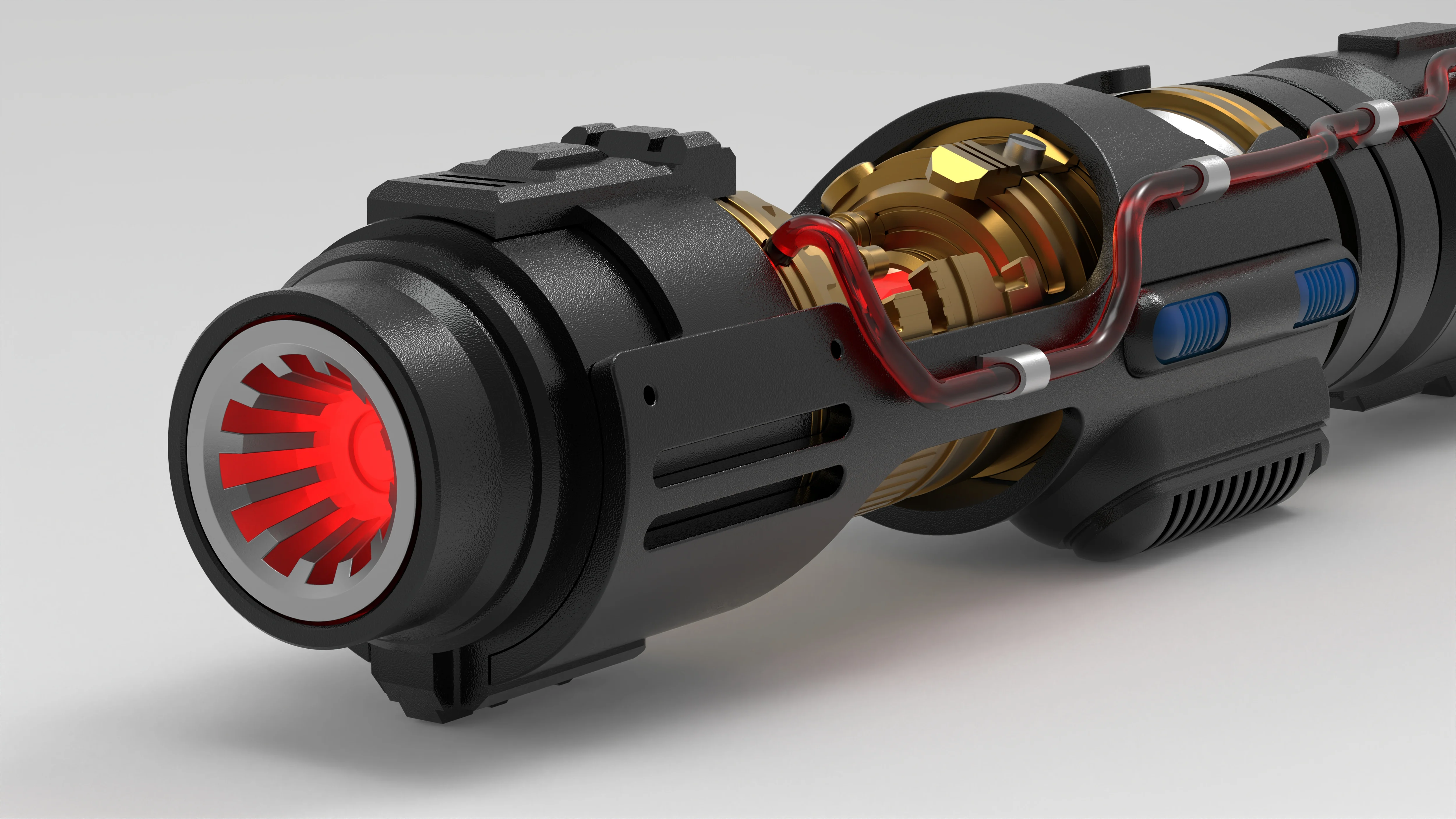 ELF SABERS JediKiller The Slayer Neopixel Lightsaber Metal