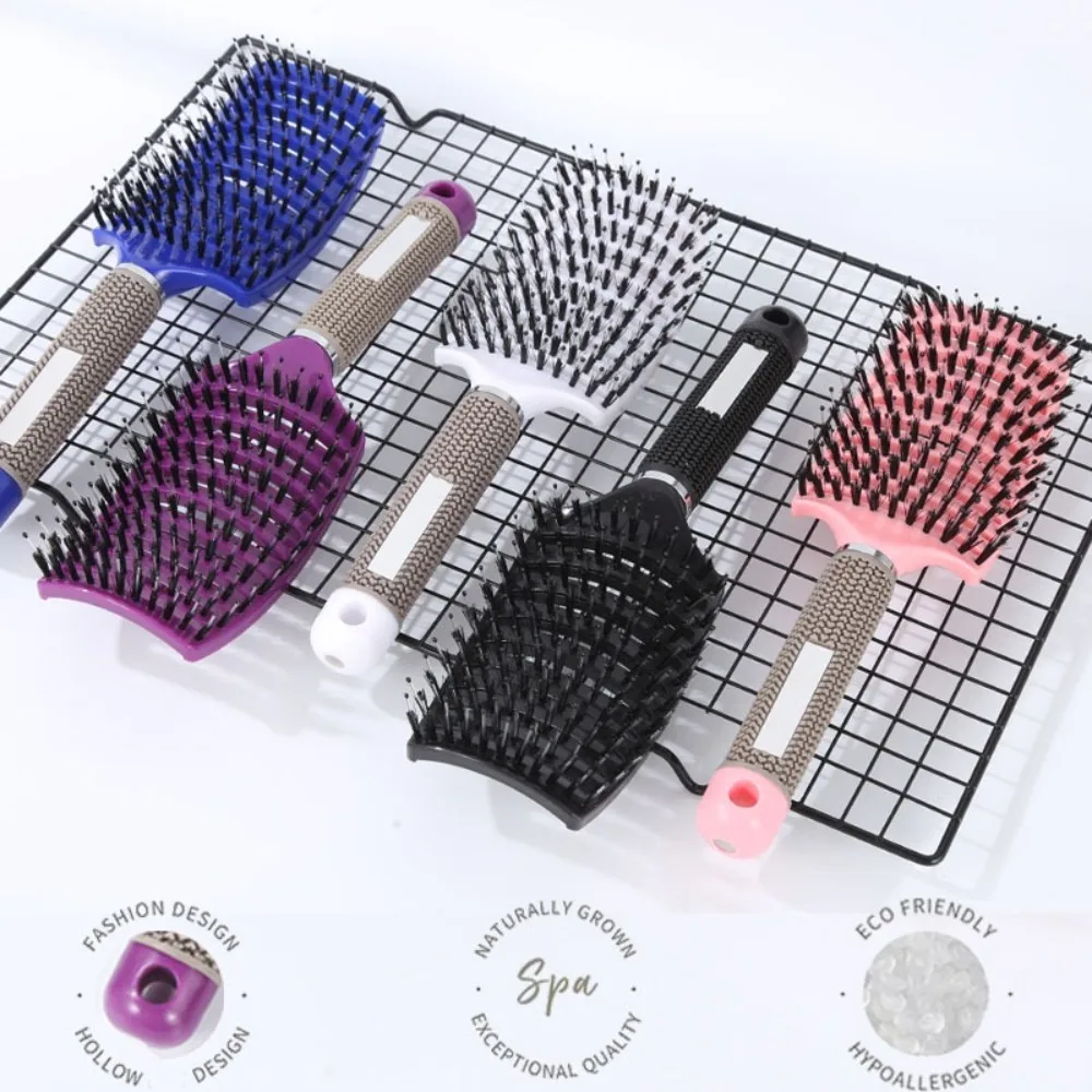 Wet Hair Use Magic Scalp Massage Hair Brush Curly Hair Design Styling Tool Hairdressing Tool Professional Detangling Tool