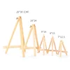 1/5pcs Natural Wood Mini Easel Frame Tripod Display Meeting Wedding Table Name Card Stand Display Holder Children Painting Craft 1