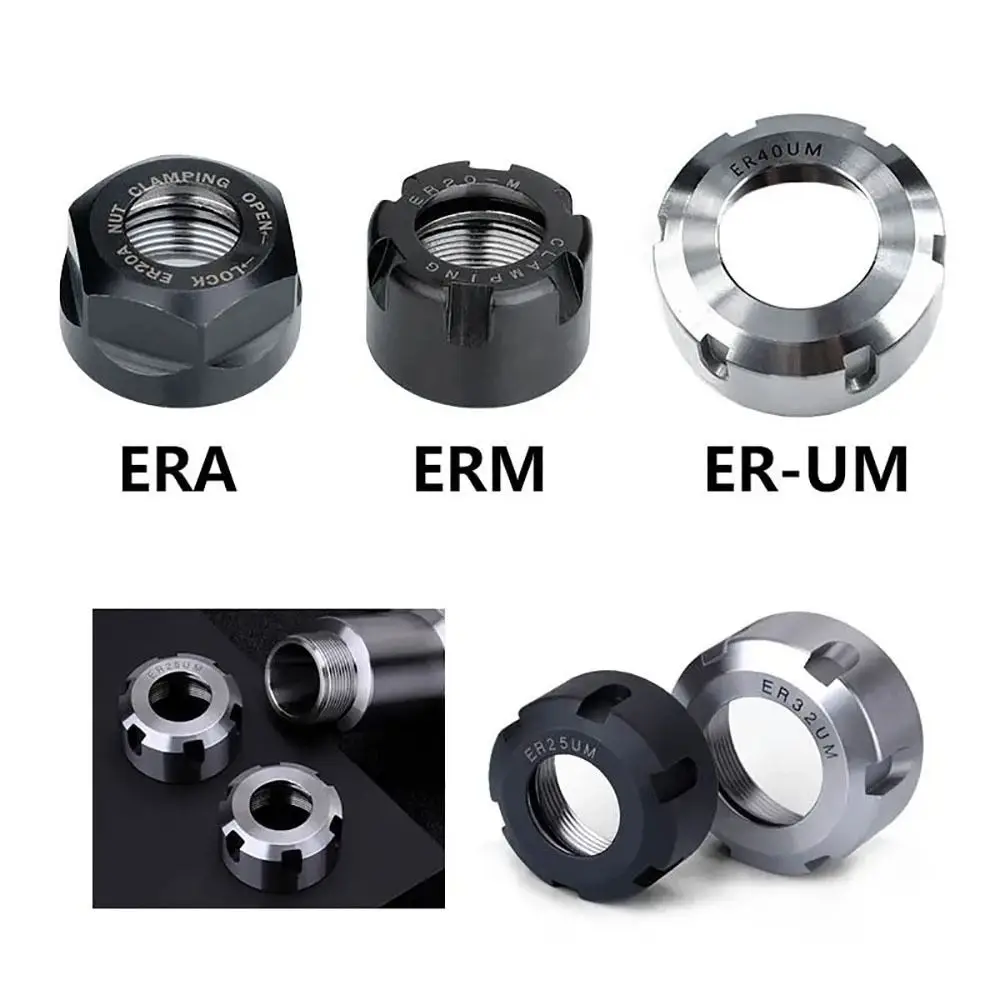 Description Picture 5 of item1Pcs High Precision Chuck Nut A/M/UM Type CNC Metalworking Clamping Nut ER 11/16/20/25/32/40 For CNC Lathe Milling Bit Holder