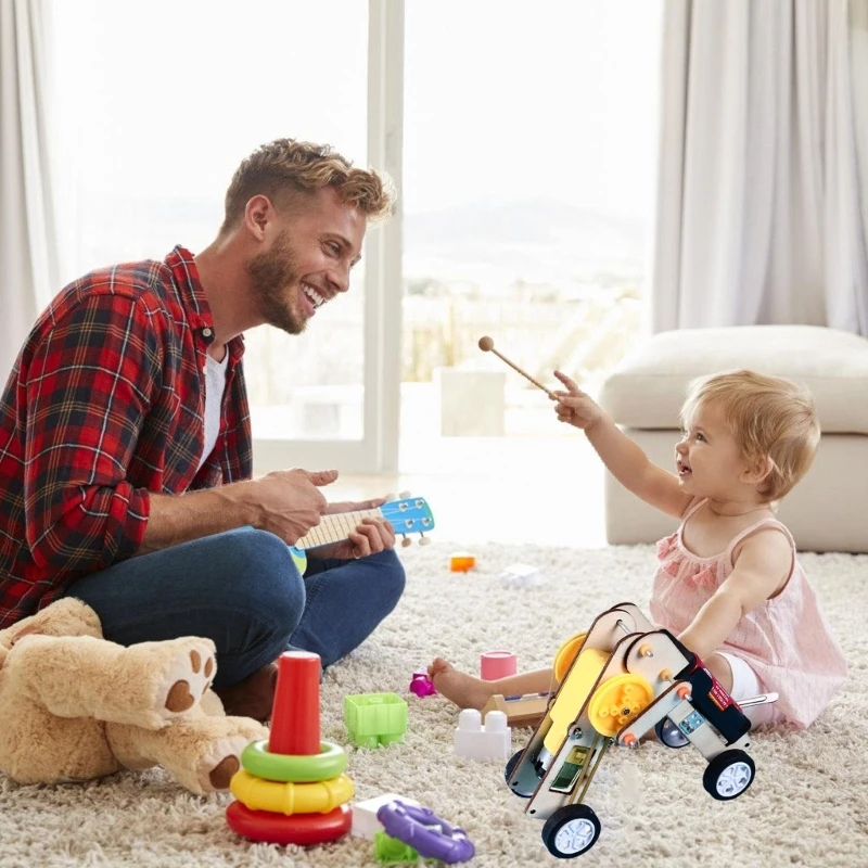Child Science Educational Toy Worm Robot Toy Puzzle Assemble Student Science Physics Experiment Set educational toy physics experimental equipment