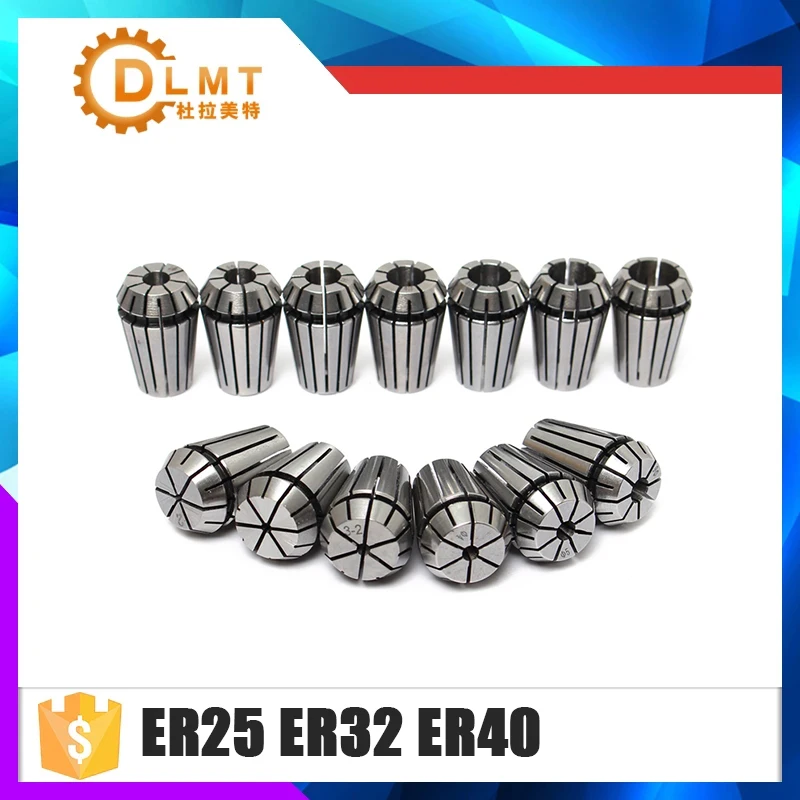 Spring Collet Set ER25 ER32 ER40 For CNC Engraving Machine