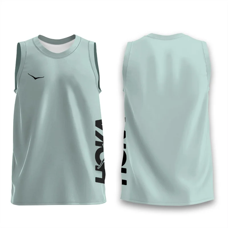 

Жилет мужской с коротким рукавом, Быстросохнущий жилет с принтом в виде чаек, для бега, баскетбола, летняя одежда