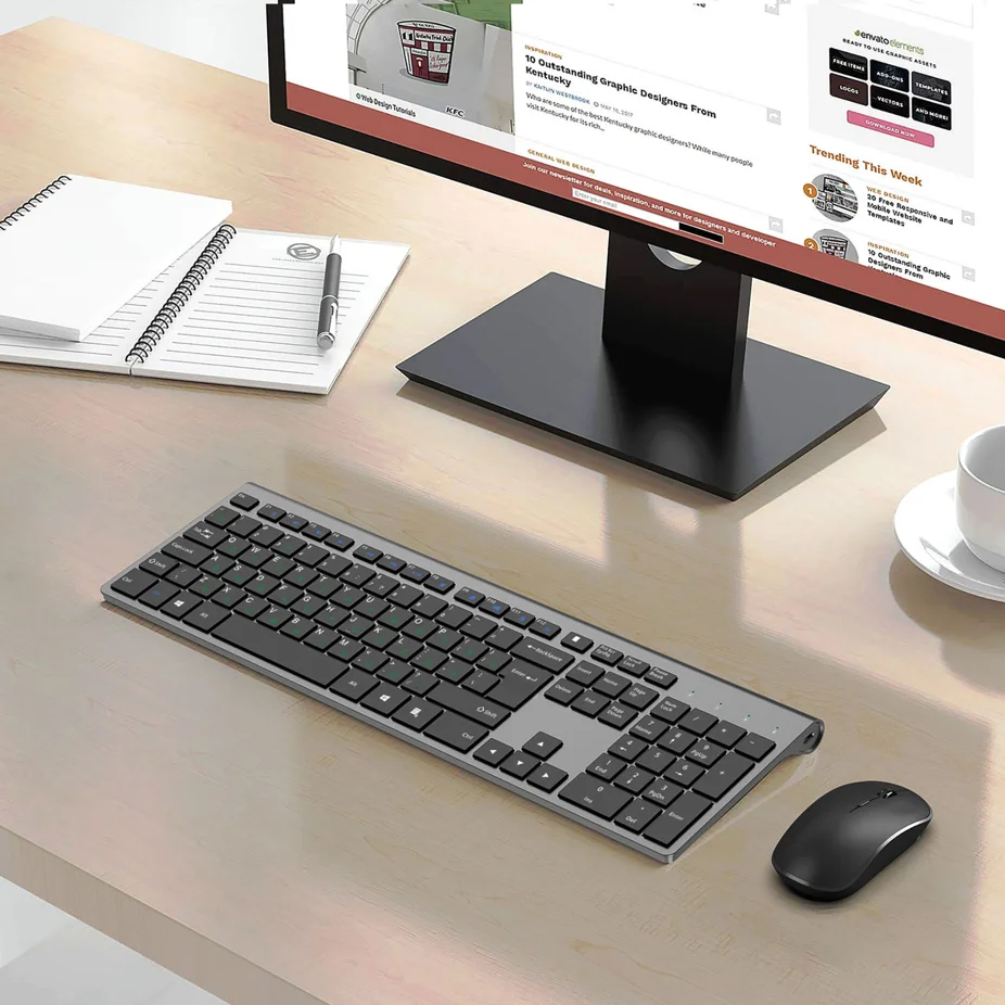 Set tastiera e mouse wireless layout russo silenzioso_voghion.com