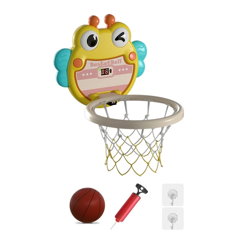 

Hot Sale Electronic Scorer Basketball Hoop For Kids,Mini Basketball Hoop Indoor With Balls Inflator For Indoor Outdoor Door Wall