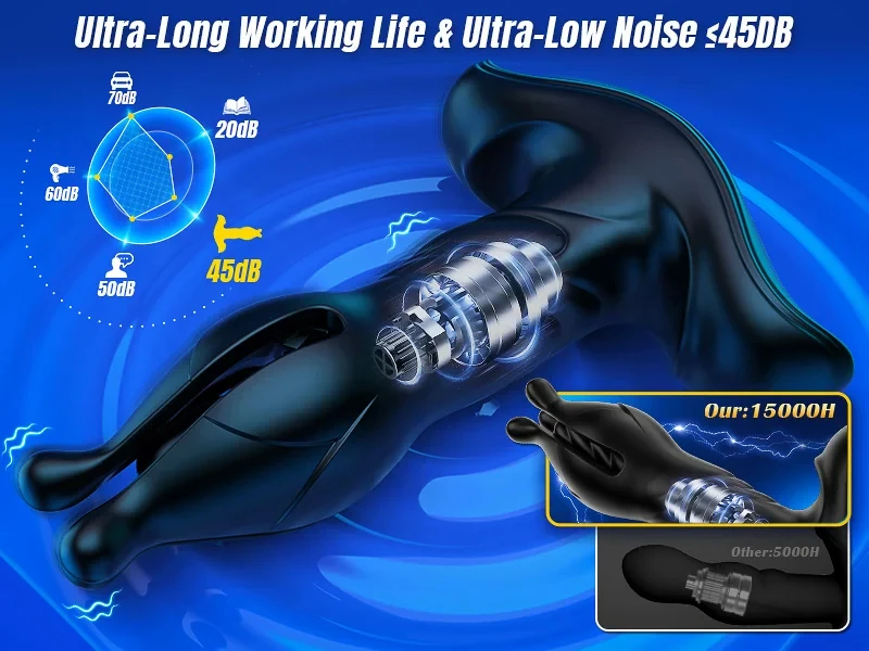 Analvibrator Für Männer Mit Prostatamassage Und Stoßfunktion_voghion.com