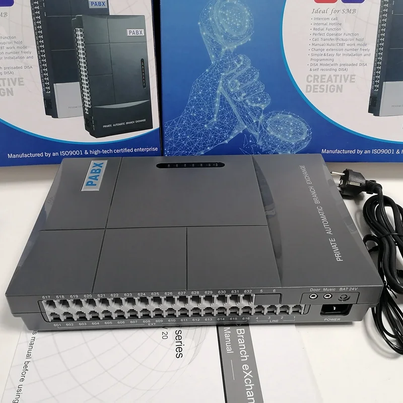 Telephone PABX / PBX / Telephone Exchanger CS+632-432 Office Phone System With 32 Extensions for Subscribers