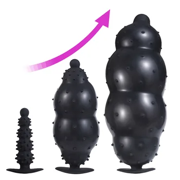 40cm*12cm Inflatable Dildo Anal Plug Built-in pillar Huge Butt Plug Vagina Anus Expansion Prostate Massage Ass Dilator Sex Toy 3