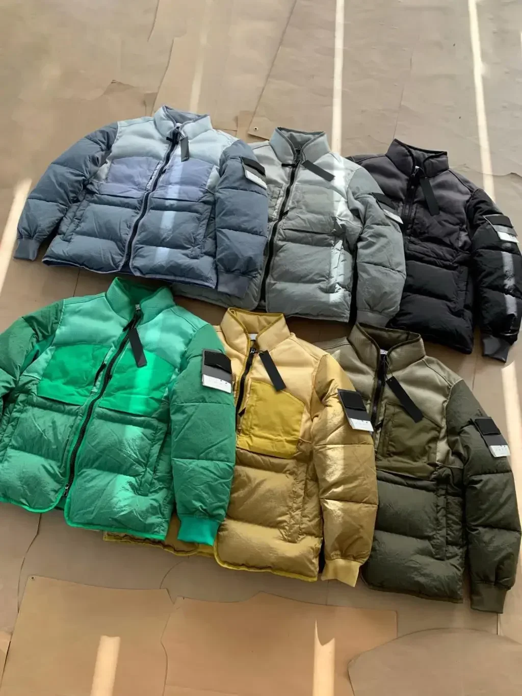 

Winter Cotton Bomber Jackets Men Brand Coat Zip Big Pocket Collar Multicolor Street Unisex Patchwork Thick Parkas Windbreak 2023