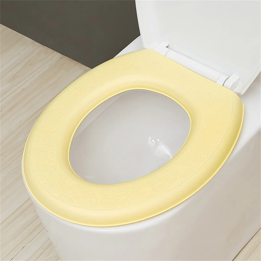 Waterproof Soft Washable Toilet Seat Cushion Mat Cover Accessories