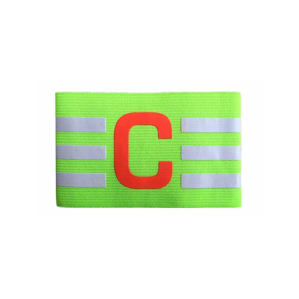 Football Armband Captain C Word Band Nylon Adjustable Soccer Arm Paste Team Leader Match Football Armband Captain Band Sports