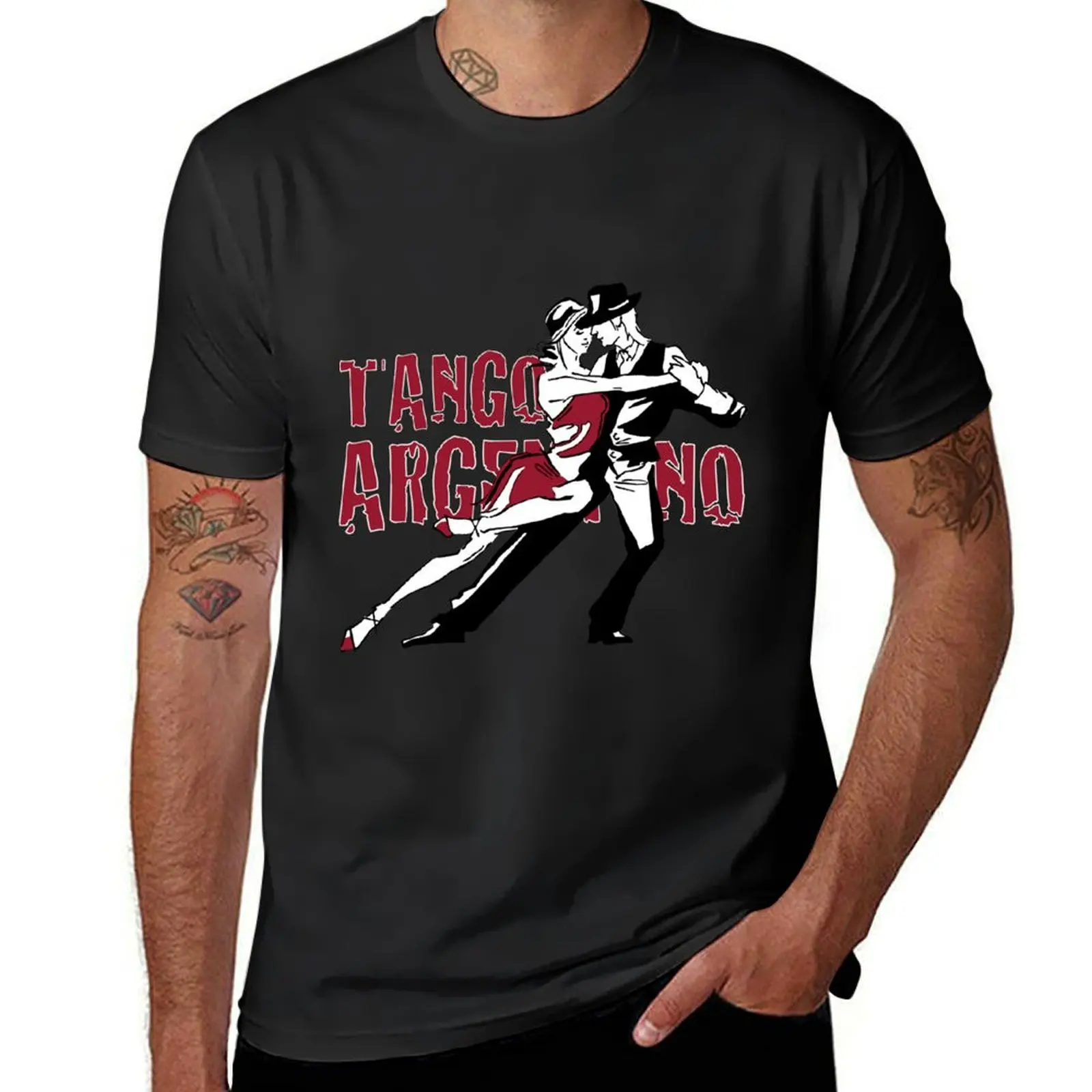 Tango Argentino T-Shirt vintage oversizeds men graphic t shirts
