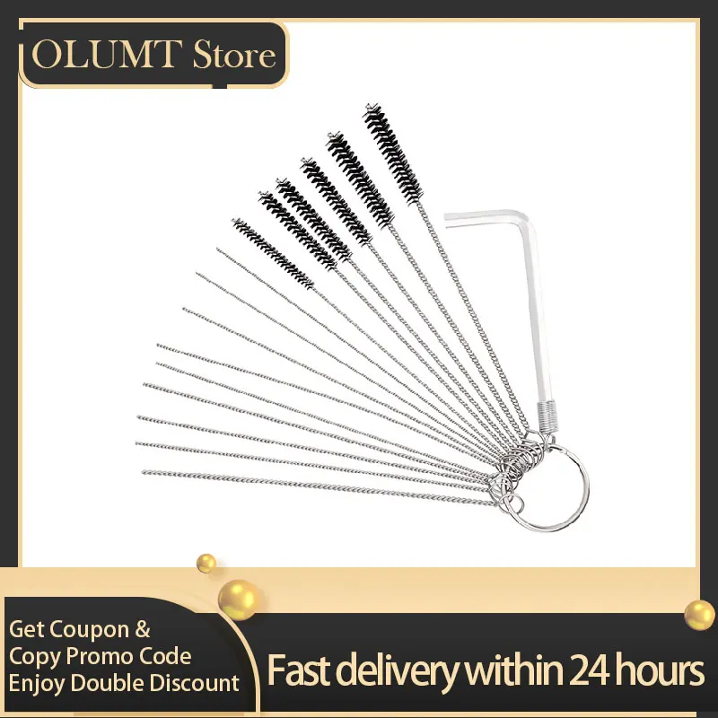 

Carburetor Cleaning Kit Needles Brushes Set Carburetor Carbon Dirt Jet Remove Cleaning For auto Motorcycle Carb Jet Clean Tool