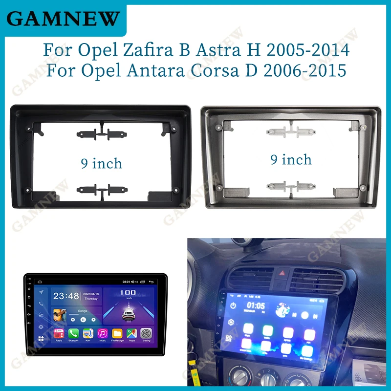 9 Pollici Car Fascia Frame Fascia Adapter Canbus Box Per Opel Zafira B Astra H Antara Corsa D Android Radio Dash Fitting Panel Kit