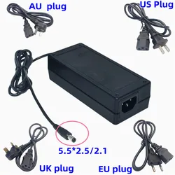 Universal Multi - Voltage Power Supply Adapter and Charger - 24V 4A (Black)
